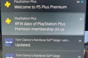 Player was surprised to receive a free 14-day trial of PS Plus Premium