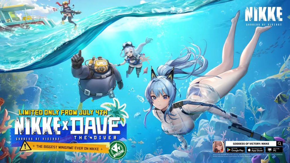 GODDESS OF VICTORY: NIKKE's collaboration with DAVE THE DIVER is out now