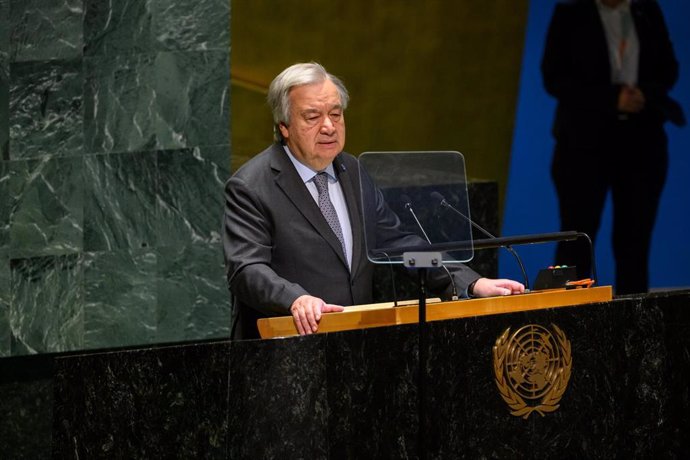 File - UN Secretary-General António Guterres