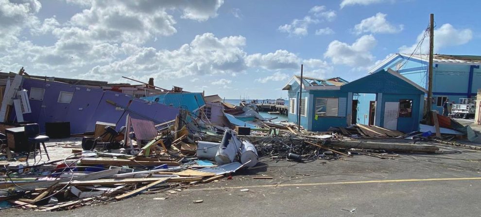 Devastation caused by Hurricane Beryl on Carriacou Island, Grenada.