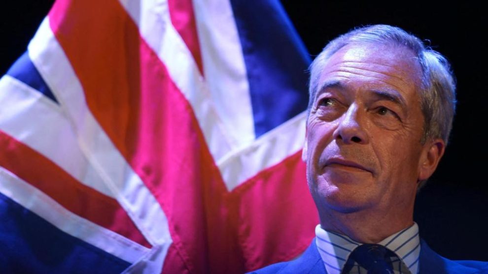 Reform UK party leader Nigel Farage,