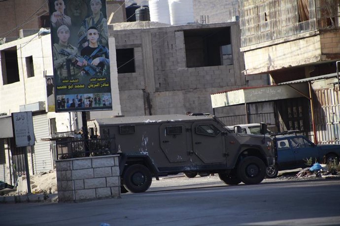 File - File image of Israeli soldiers in Balata