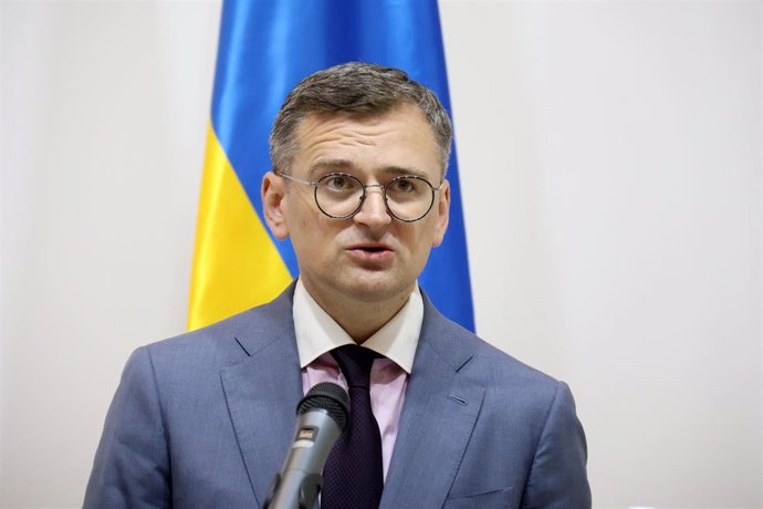 File - Ukrainian Foreign Minister Dmitry Kuleba