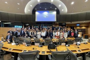 The founding meeting of Patriots for Europe in the European Parliament