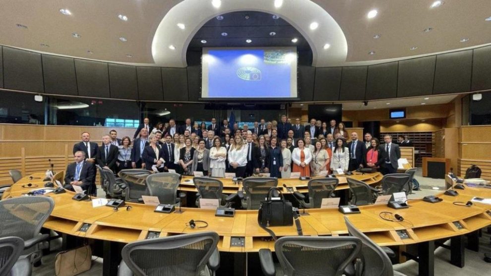 The founding meeting of Patriots for Europe in the European Parliament