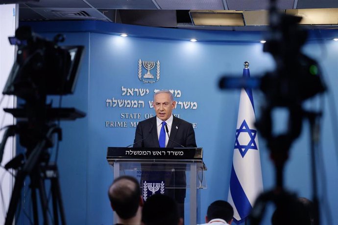 File - Israeli Prime Minister Benjamin Netanyahu