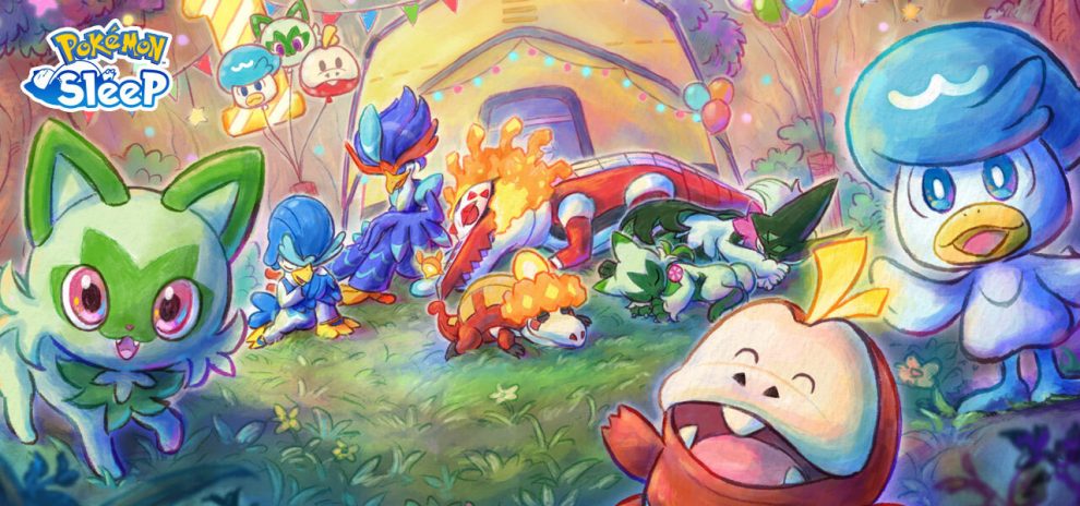 You'll soon be able to make friends with Sprigatito, Fuecoco, and Quaxly in Pokémon Sleep