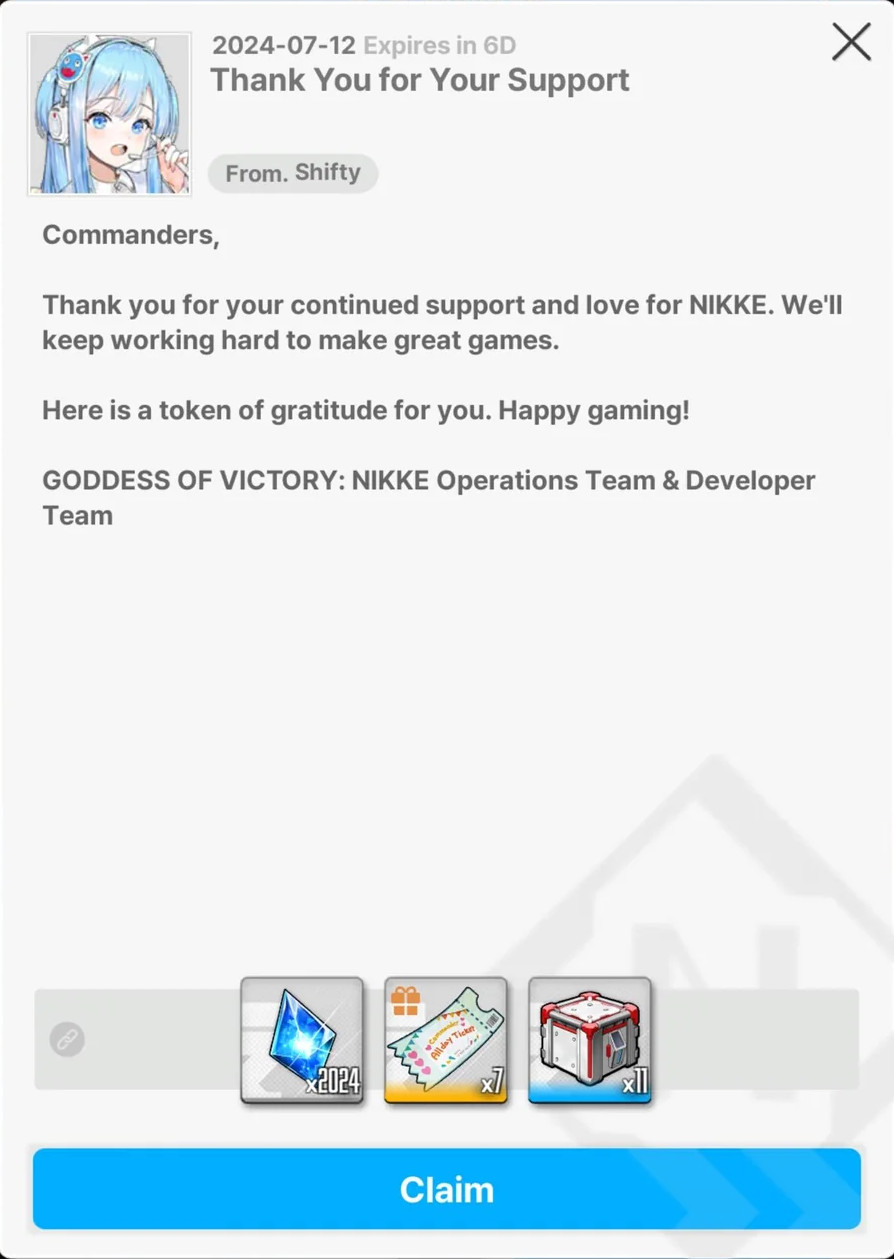 SHIFT UP prepared a great gift for NIKKE players and reaffirmed its commitment to the project