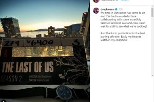 Neil Druckmann directed an episode of The Last of Us Season 2 and this is how he celebrates