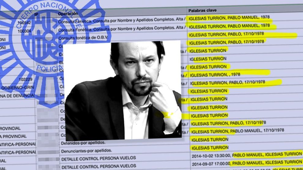 The spying on Podemos extended to 57 police stations throughout Spain and included everything from special units to patrol cars