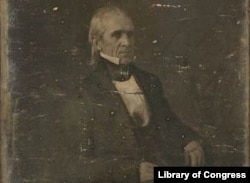 President James Polk was photographed while in office on February 14, 1849. This image is the earliest surviving photograph of a president while in office.