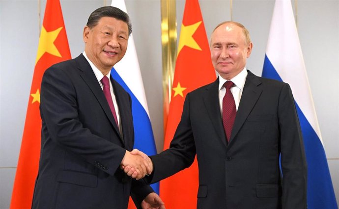 Chinese President Xi Jinping and his Russian counterpart Vladimir Putin