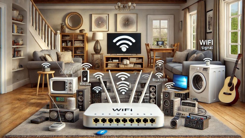 What objects should you keep away from your Wi-Fi router to prevent your internet connection from slowing down?