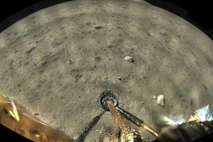 Images taken by the Chang'e-5 spacecraft on its lunar mission