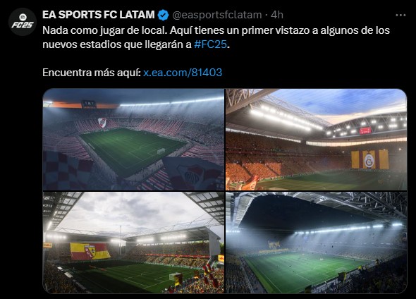 EA Sports FC 25 shows off its stadiums