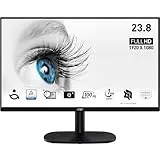 MSI Pro MP245V Professional Monitor, 23.8' FHD, 1920 x 1080, 100 Hz, VA, Flat, Anti-Glare, 16:9, 300 nits, Black