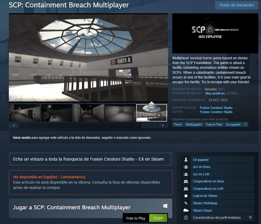 SCP Containment Breach Multiplayer will no longer be a free-to-play game