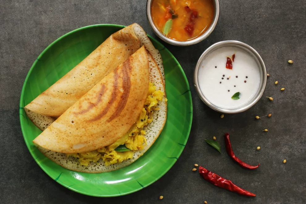 Get to know the flavours of South India with masala dosa