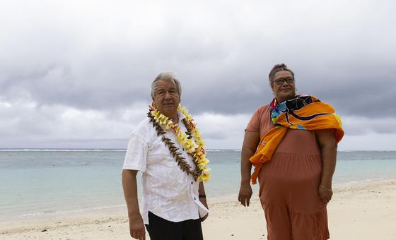 Guterres calls for climate justice for Pacific nations affected by rising sea levels