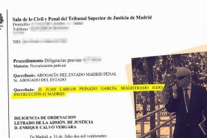 The courts have already avoided charging Peinado after a complaint for malfeasance: "The malice of the judge must be proven"