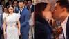 Carlos Rivera and Cynthia Rodriguez give an unexpected surprise to their guests at their son's baptism.jpg