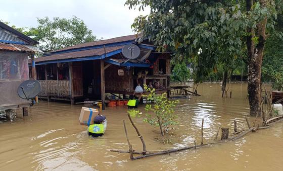 UN works to reach communities affected by floods in Myanmar