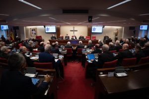 Bishops at the headquarters of the Episcopal Conference