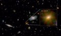 A black hole "let him starve" to its host galaxy