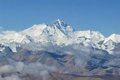 A river is raising the summit of Mount Everest