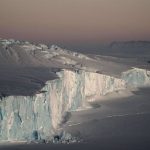 The melting of the Antarctic ice sheet will cause sea levels to rise.