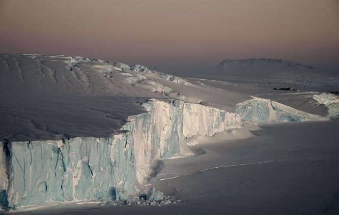 The melting of the Antarctic ice sheet will cause sea levels to rise.