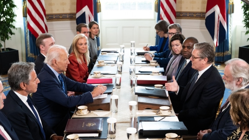 Biden meets UK's Starmer to discuss Ukraine and Israel