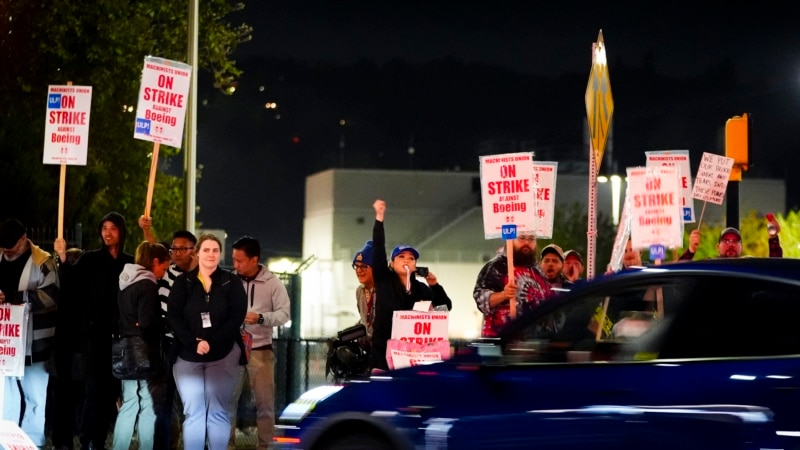 Boeing factory workers go on strike after rejecting contract offer