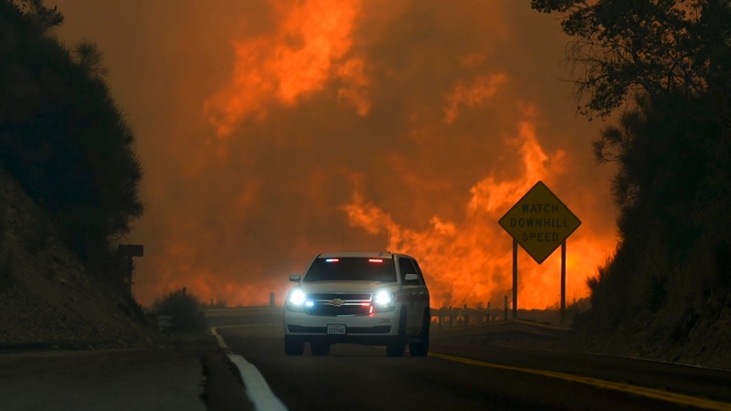 Firefighters gain ground in battle against 3 large wildfires in Southern California