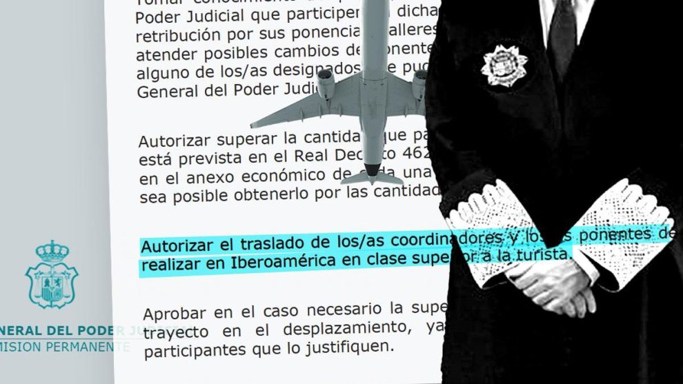 First class trips to give lectures in Colombia and Uruguay: the posthumous allowances of the outgoing members of the Judiciary