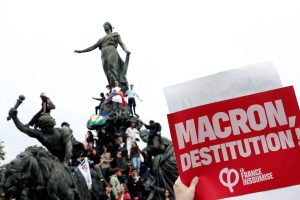 French left 'takes the Bastille' over Macron's 'double game' and promises a hot autumn