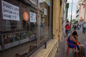 How much is cryptocurrency used in the Central American country?