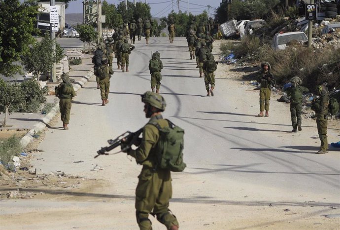 File - Archive image of Israeli Army soldiers.