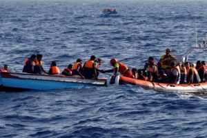 Rescue off the coast of Libya. Archive image.