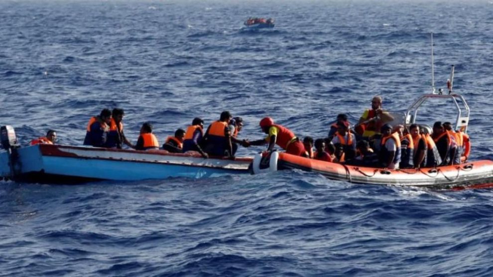 Rescue off the coast of Libya. Archive image.