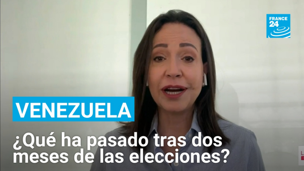 Maria Corina Machado on France 24: "All Maduro has left is violence"