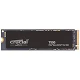 Crucial T500 SSD 2TB PCIe Gen4 NVMe M.2 Internal Gaming SSD, Up to 7400MB/s, Compatible with Laptop and Desktop, SSD Hard Drive, Microsoft DirectStorage - CT2000T500SSD8