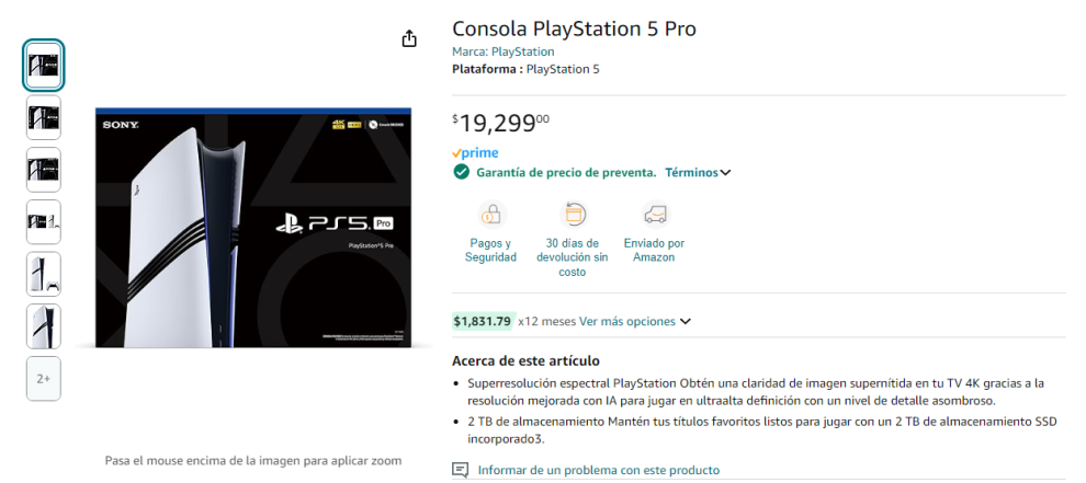 PlayStation 5 Pro already has a price and can be reserved in Mexico, how much does it cost?