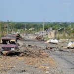 File - Material damage from fighting in Lisichansk, Luhansk Oblast, as part of Russia's invasion of Ukraine (file)