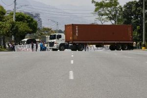 Truckers strike