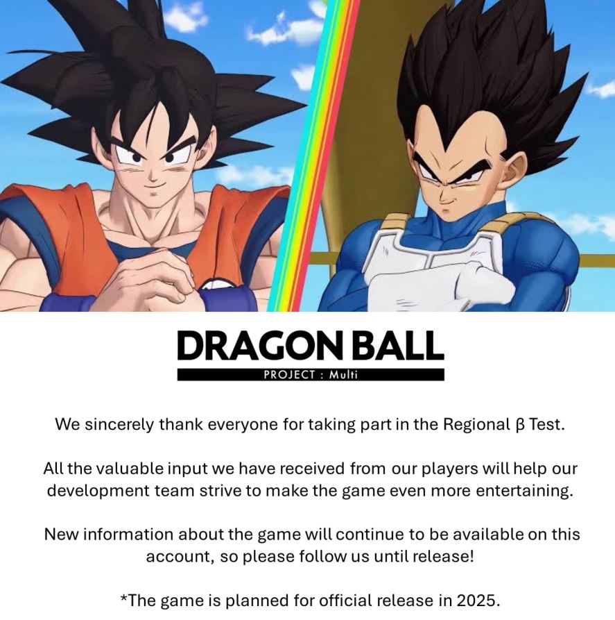 Dragon Ball Project: Multi, the anime's new MOBA, is coming in 2025