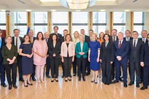 Ursula von der Leyen met her new team of commissioners for the first time on Wednesday