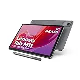 Lenovo Tab M11 Tablet, 11 Inch Touchscreen, MediaTek G88, 4GB RAM, 128GB eMMC 5.1, Android 13, Gray, Includes Pen