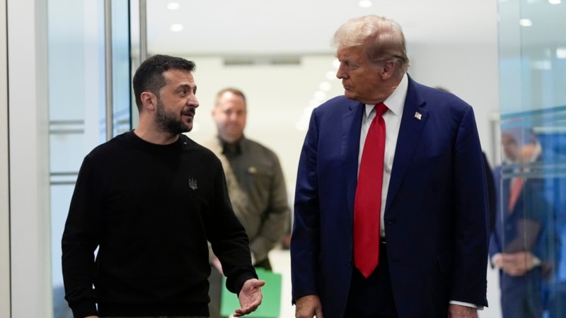 Trump and Zelenskyy meet in New York amid growing doubts about US support for Ukraine