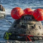 NASA's Orion spacecraft for the Artemis I mission was successfully recovered on Dec. 11, 2022, off the coast of Baja California. Credit: Regan Geeseman/NASA.